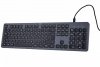 Hama Klawiatura CK-400 przewodowa Czarno-szara